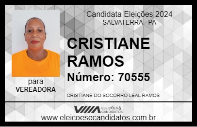 Candidato CRISTIANE RAMOS 2024 - SALVATERRA - Eleições