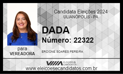 Candidato DADA 2024 - ULIANÓPOLIS - Eleições