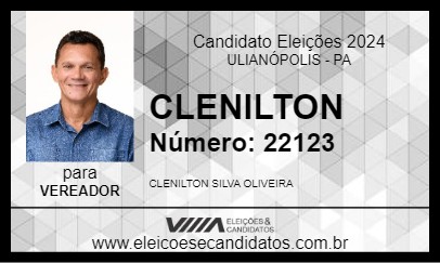 Candidato CLENILTON 2024 - ULIANÓPOLIS - Eleições