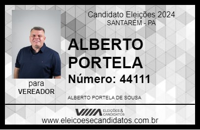 Candidato ALBERTO PORTELA 2024 - SANTARÉM - Eleições