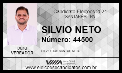 Candidato SILVIO NETO 2024 - SANTARÉM - Eleições