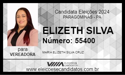 Candidato ELIZETH SILVA 2024 - PARAGOMINAS - Eleições