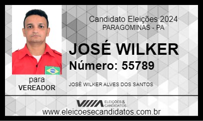 Candidato JOSÉ WILKER 2024 - PARAGOMINAS - Eleições