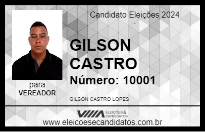 Candidato GILSON CASTRO 2024 - ACARÁ - Eleições