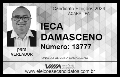 Candidato IECA DAMASCENO 2024 - ACARÁ - Eleições