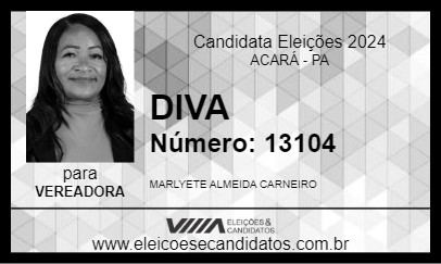 Candidato DIVA 2024 - ACARÁ - Eleições