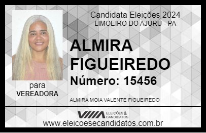 Candidato ALMIRA FIGUEIREDO 2024 - LIMOEIRO DO AJURU - Eleições