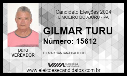 Candidato GILMAR TURU 2024 - LIMOEIRO DO AJURU - Eleições