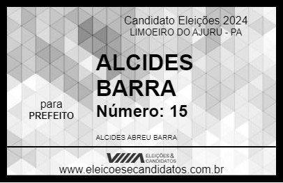 Candidato ALCIDES BARRA 2024 - LIMOEIRO DO AJURU - Eleições