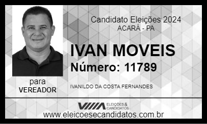 Candidato IVAN MOVEIS 2024 - ACARÁ - Eleições