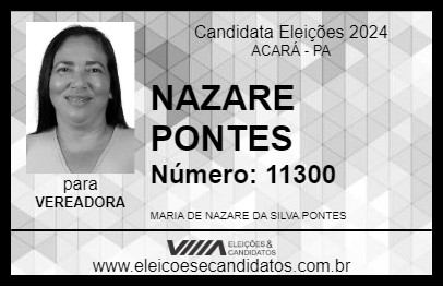 Candidato NAZARE PONTES 2024 - ACARÁ - Eleições