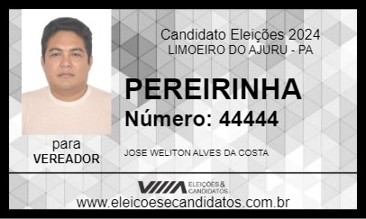 Candidato PEREIRINHA 2024 - LIMOEIRO DO AJURU - Eleições