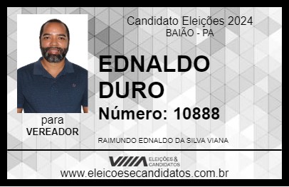 Candidato EDNALDO DURO 2024 - BAIÃO - Eleições