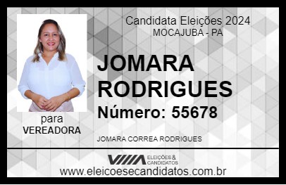 Candidato JOMARA RODRIGUES 2024 - MOCAJUBA - Eleições