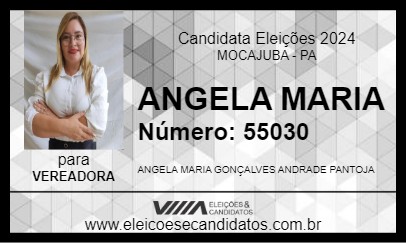 Candidato ÂNGELA GONÇALVES 2024 - MOCAJUBA - Eleições