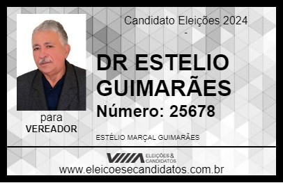 Candidato DR ESTELIO GUIMARÃES 2024 - MOCAJUBA - Eleições