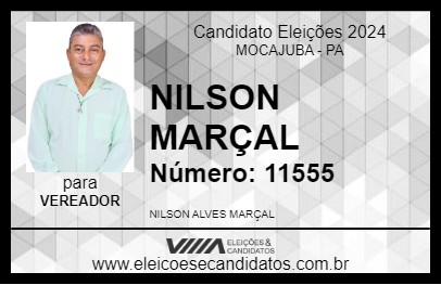 Candidato NILSON MARÇAL 2024 - MOCAJUBA - Eleições