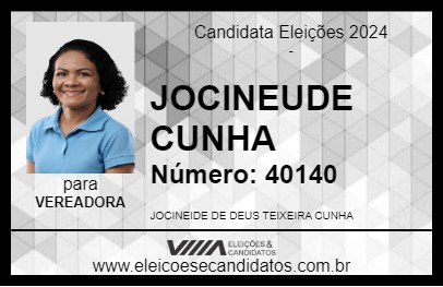 Candidato JOCINEIDE CUNHA 2024 - BELÉM - Eleições