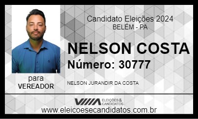 Candidato NELSON COSTA 2024 - BELÉM - Eleições