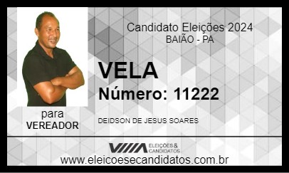 Candidato VELA 2024 - BAIÃO - Eleições