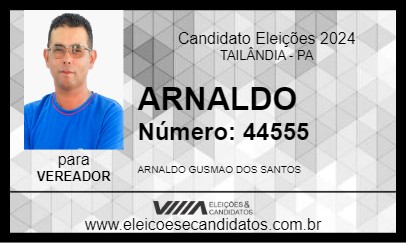 Candidato ARNALDO 2024 - TAILÂNDIA - Eleições