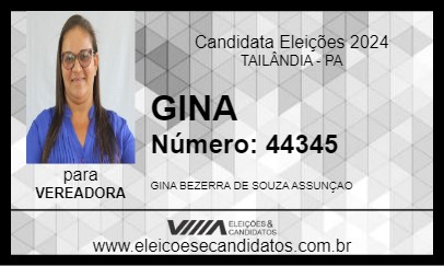 Candidato GINA 2024 - TAILÂNDIA - Eleições