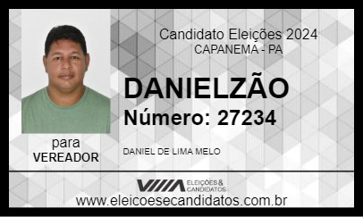 Candidato DANIELZÃO 2024 - CAPANEMA - Eleições