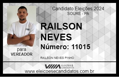 Candidato RAILSON NEVES 2024 - SOURE - Eleições