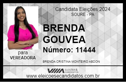 Candidato BRENDA GOUVEA 2024 - SOURE - Eleições