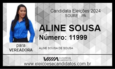 Candidato ALINE SOUSA 2024 - SOURE - Eleições