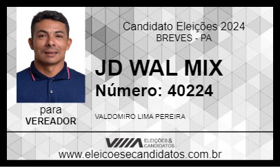 Candidato JD WAL MIX 2024 - BREVES - Eleições