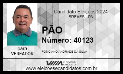 Candidato PÃO 2024 - BREVES - Eleições