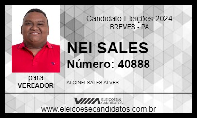 Candidato NEI SALES 2024 - BREVES - Eleições