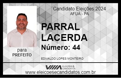 Candidato PARRAL LACERDA 2024 - AFUÁ - Eleições