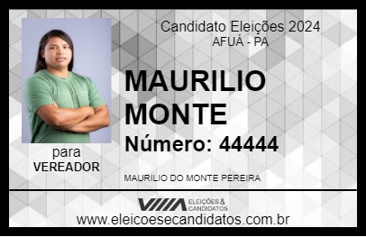 Candidato MAURILIO MONTE 2024 - AFUÁ - Eleições