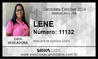 Candidato LENE 2024 - MARACANÃ - Eleições