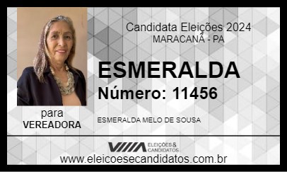 Candidato ESMERALDA 2024 - MARACANÃ - Eleições