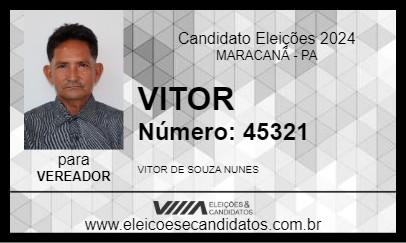 Candidato VITOR 2024 - MARACANÃ - Eleições