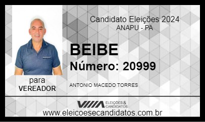 Candidato BEIBE 2024 - ANAPU - Eleições