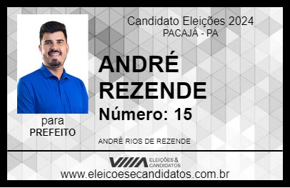 Candidato ANDRÉ REZENDE 2024 - PACAJÁ - Eleições