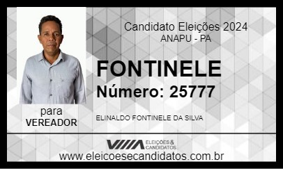 Candidato FONTINELE 2024 - ANAPU - Eleições