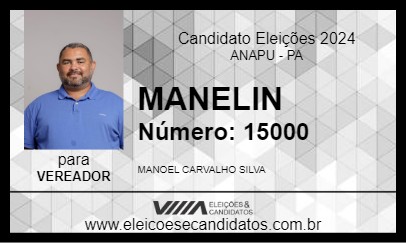 Candidato MANELIN 2024 - ANAPU - Eleições