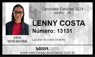 Candidato LENNY COSTA 2024 - ANAPU - Eleições