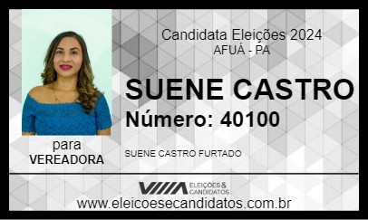 Candidato SUENE CASTRO 2024 - AFUÁ - Eleições