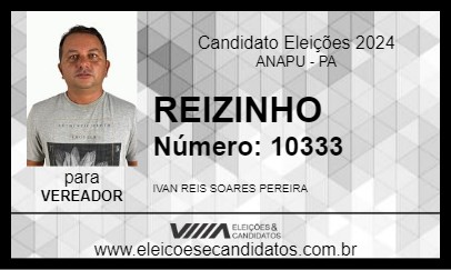 Candidato REIZINHO 2024 - ANAPU - Eleições