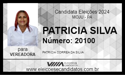 Candidato PATRICIA SILVA 2024 - MOJU - Eleições