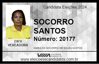 Candidato SOCORRO SANTOS 2024 - MOJU - Eleições