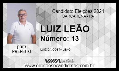 Candidato LUIZ LEÃO 2024 - BARCARENA - Eleições