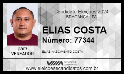 Candidato ELIAS COSTA 2024 - BRAGANÇA - Eleições