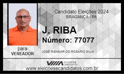 Candidato J. RIBA 2024 - BRAGANÇA - Eleições